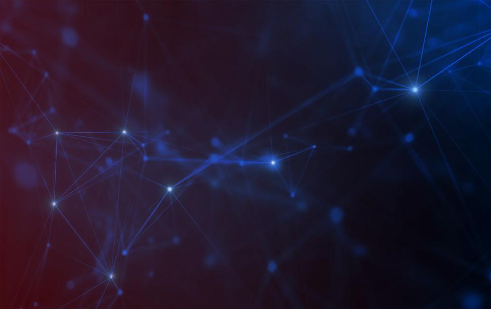 Free Image of Abstract Background - Red and Blue Network 