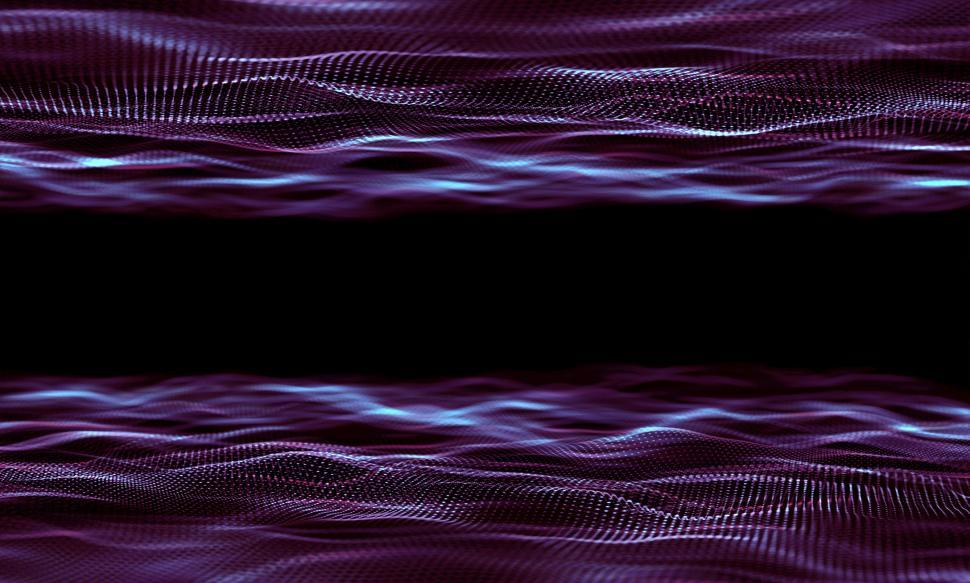 Free Image of Abstract Background - Purple Particles on Dark Background 