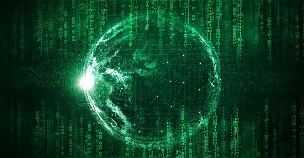Free Image of Software is Eating the World - Binary Code 