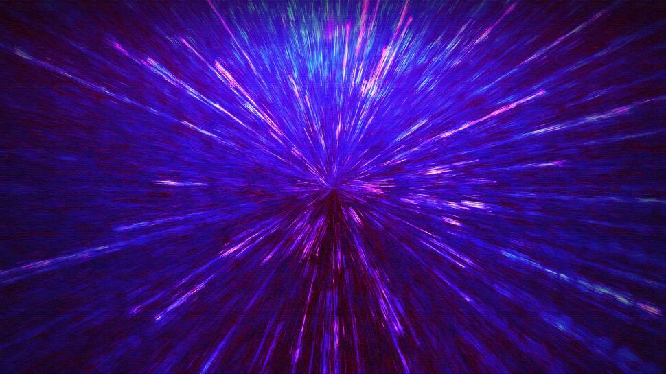 Free Image of Abstract Background - Blue and Red Divergent Brush Strokes 