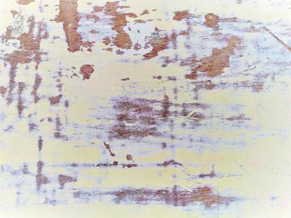 Free Image of Pale weathered yellow wooden texture  