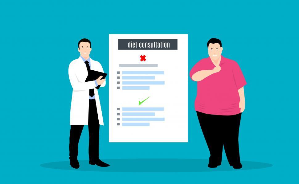 Free Image of Diet doctor consultation  