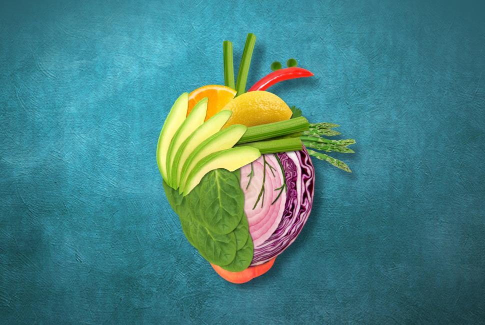 Free Image of Healthy Eating - Concept with Fruits and Vegetables 