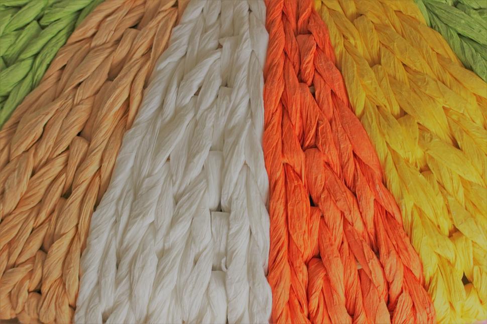 Free Image of Pale colored woven fabric texture  