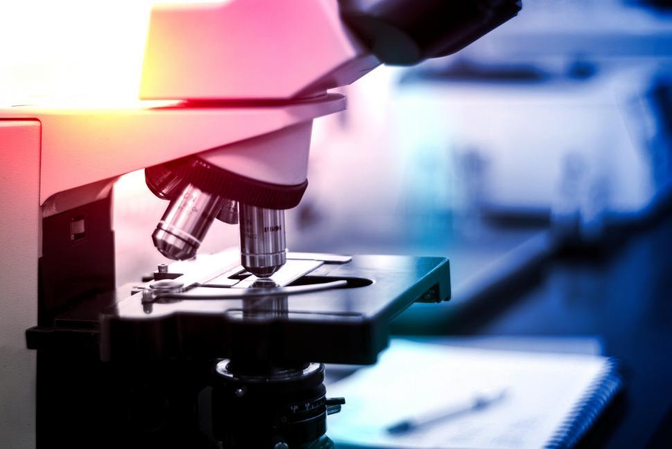 Free Image of Microscope Closeup at Laboratory 