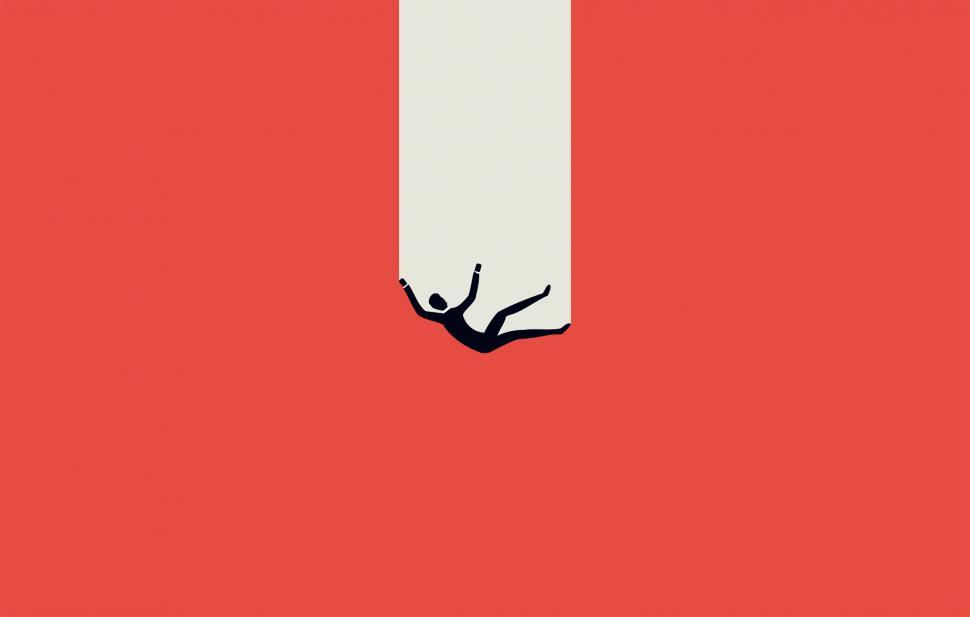 Free Image of Lack of Control Concept - Free Fall 