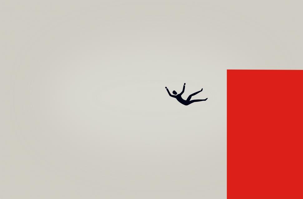 Free Image of Man in Free Fall - Illustration 