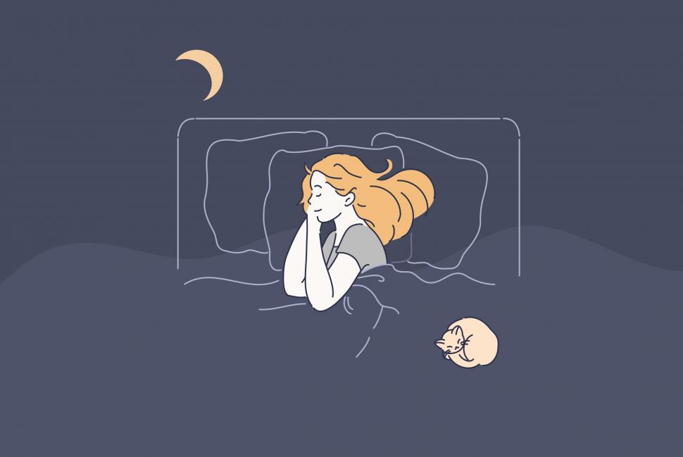Free Image of Sleeping Well - Concept 