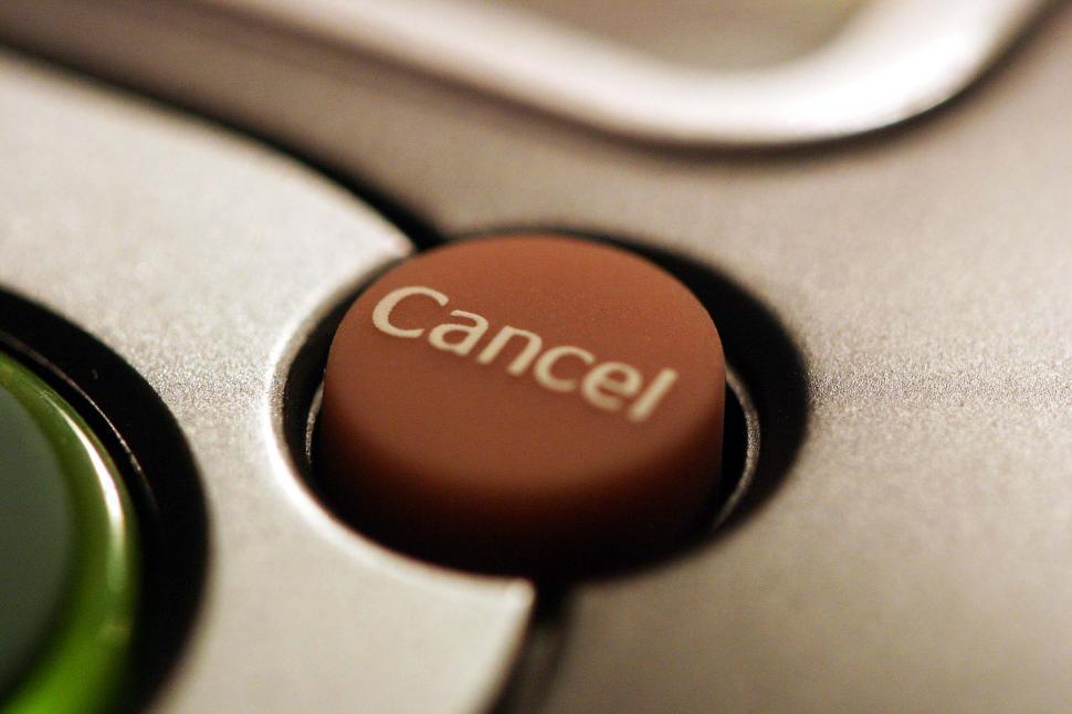 Free Image of Cancel Button 