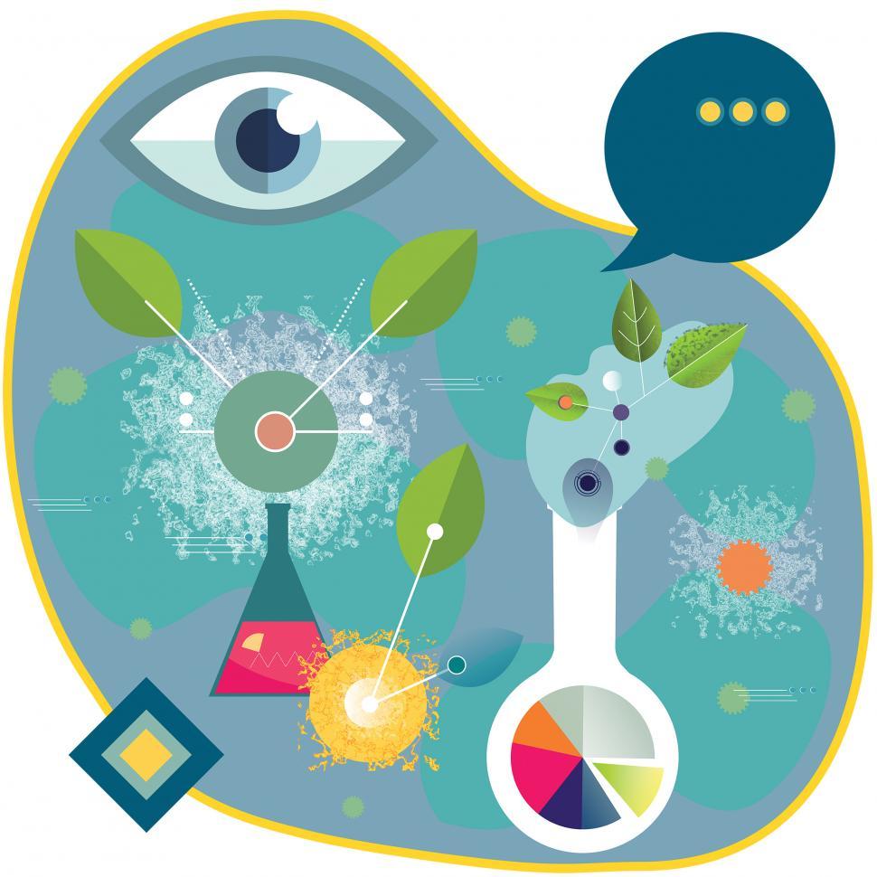 Free Image of Abstract Science-Inspired Design 