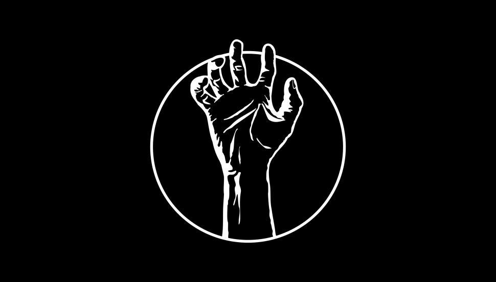 Free Image of Psycho - Raised Open Hand Ready to Grab You 