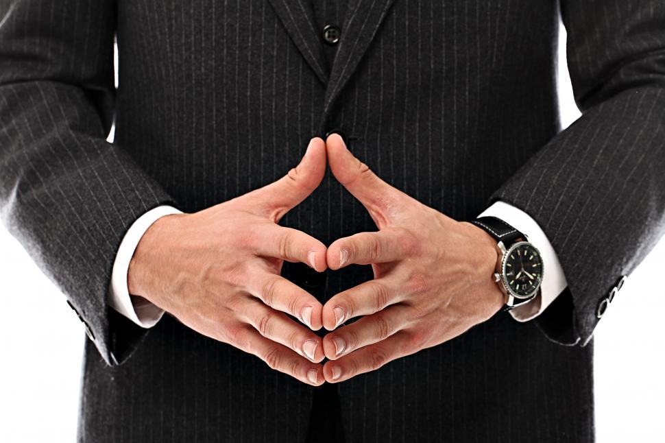 Free Image of Hands of a businessman  