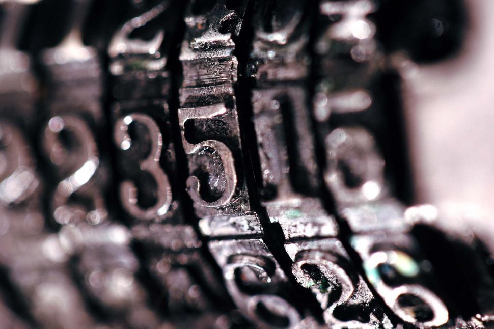 Free Image of Numbers Wheel -  Stamp 
