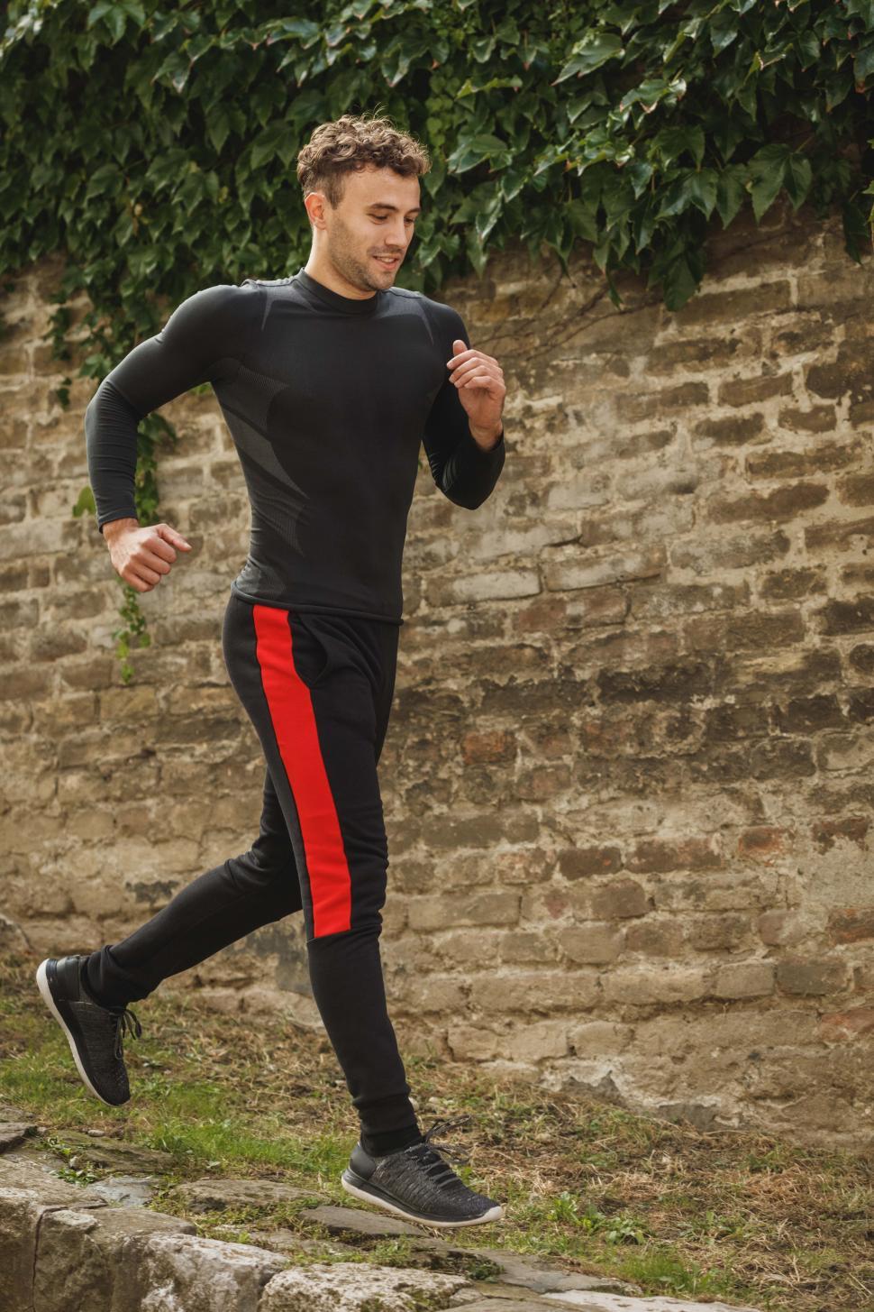 Free Image of Male athlete running in the park 
