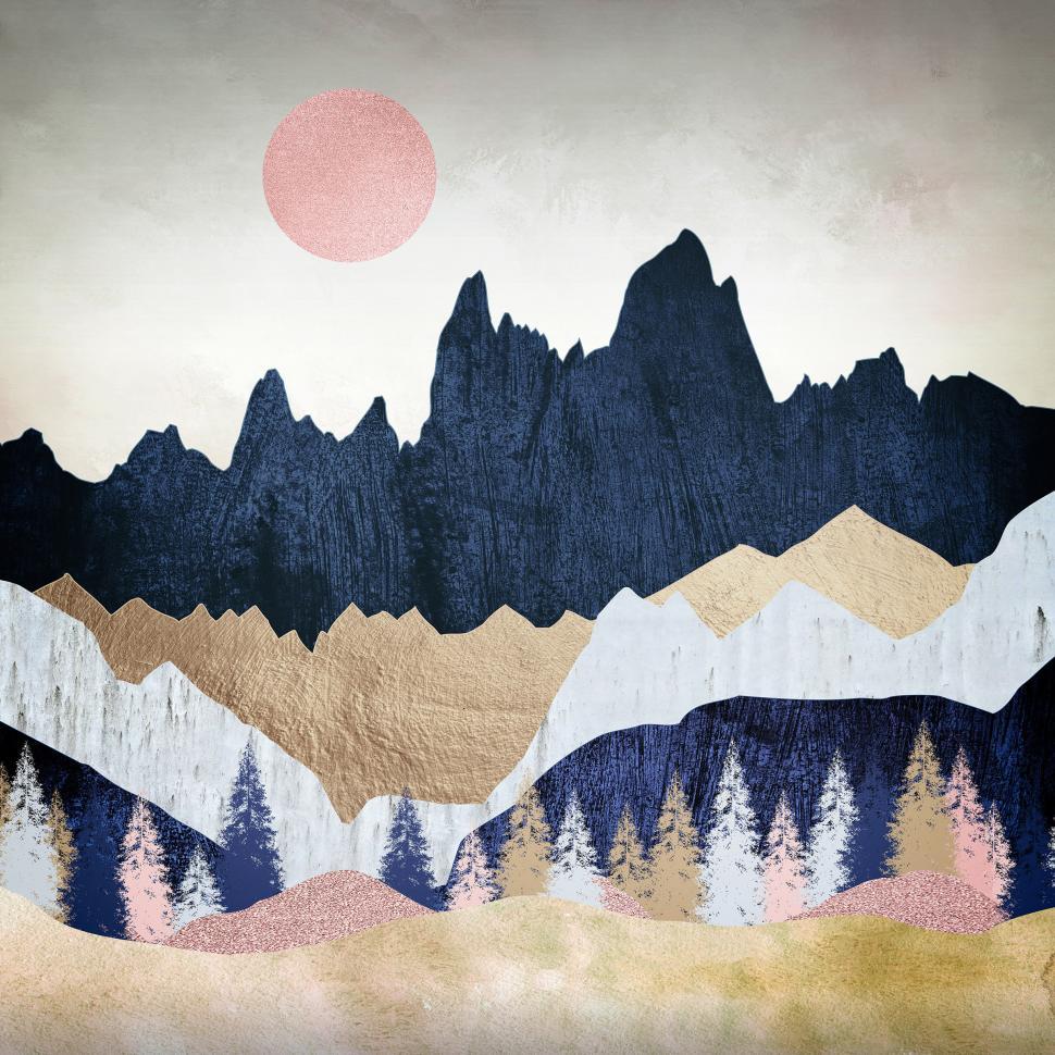 Free Image of Mount Fitz Roy - Dark Version 