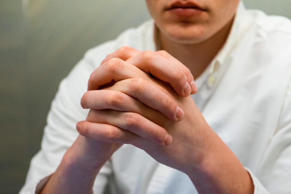 Free Image of Folded hands 