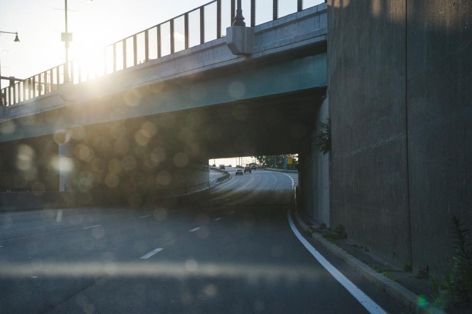 Free Image of Freeway road and bridge 
