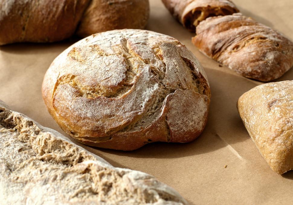 Free Image of Loaf of Fresh Bread 