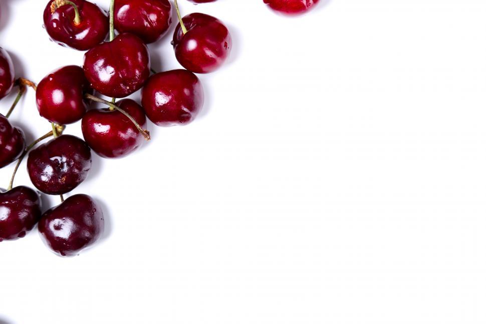 Free Image of Cherry background with copyspace 