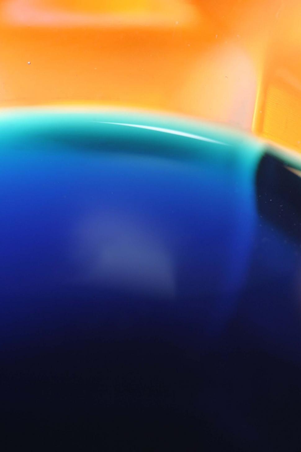 Free Image of Yellow and Blue Color Liquid 