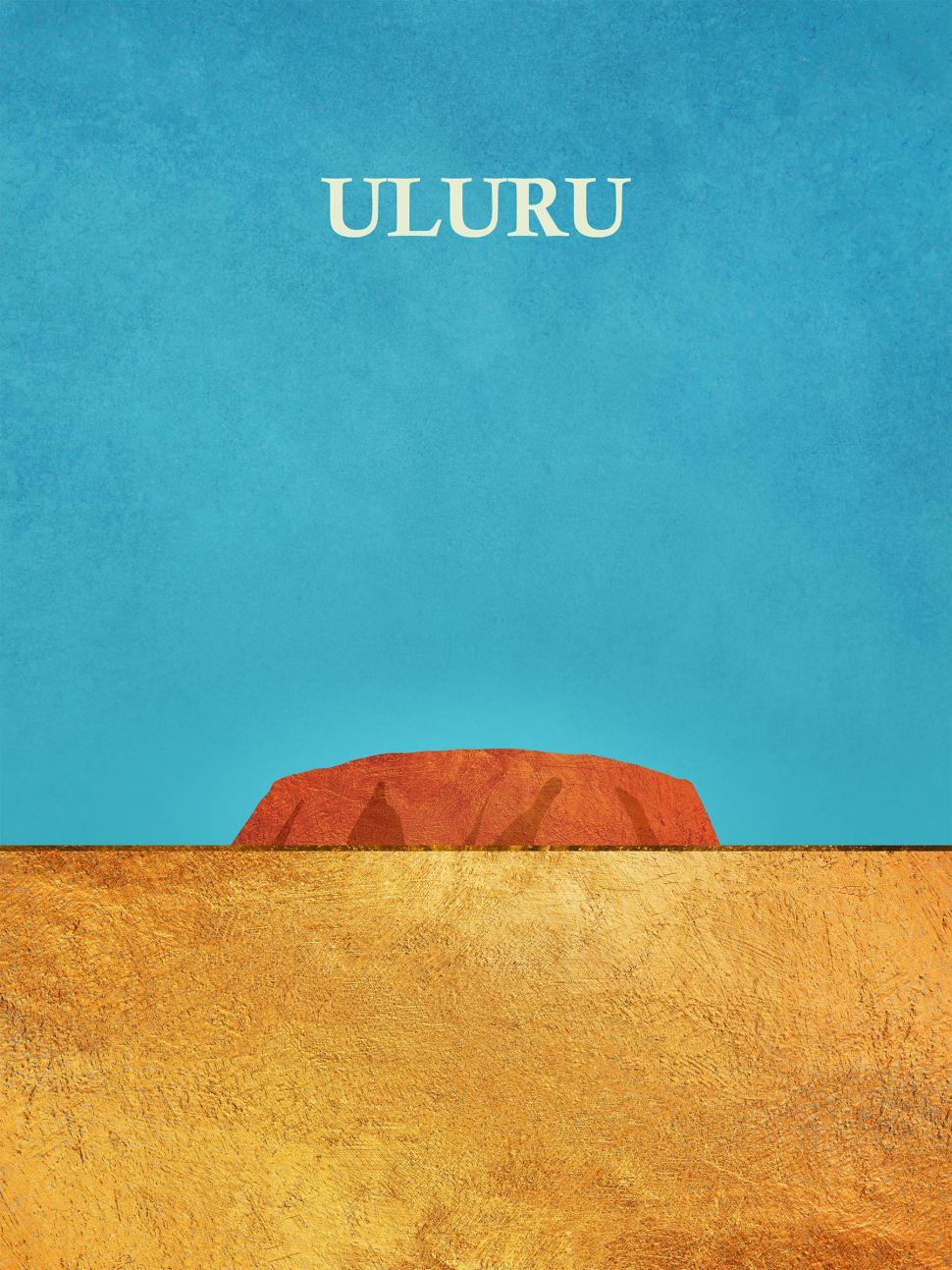 Free Image of Uluru - Ayers Rock - Abstract Desert Landscape 