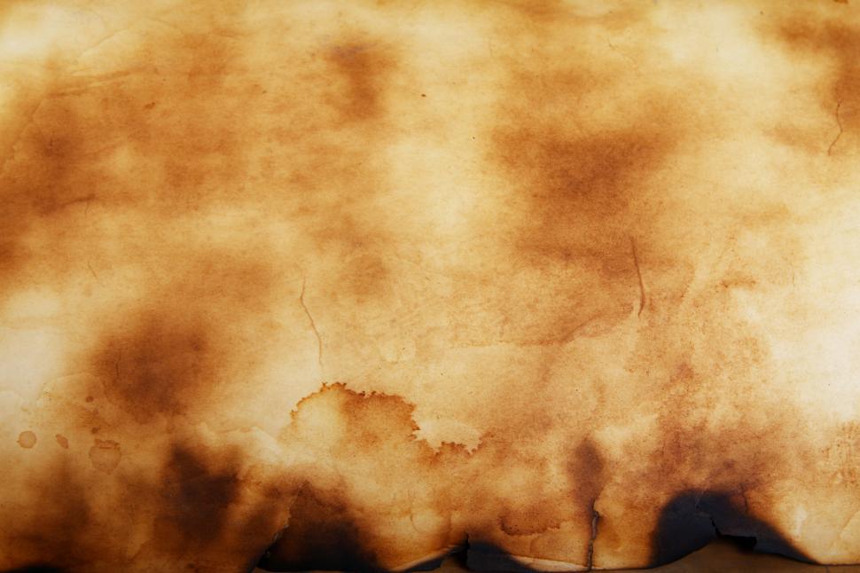 Free Image of Old Paper Texture, Brown Weathered and Stained 