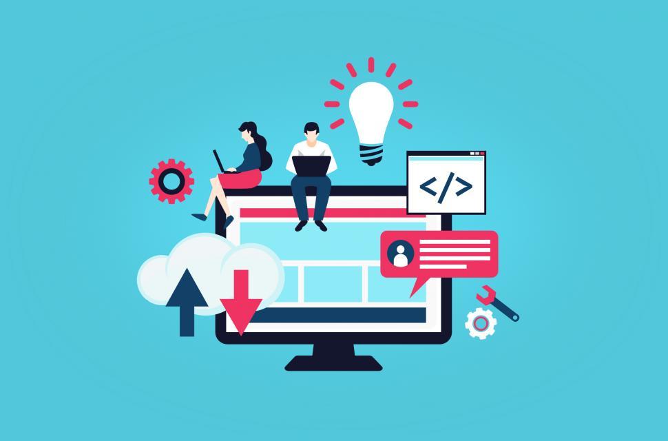 Free Image of Website Implementation - Web Development Concept 