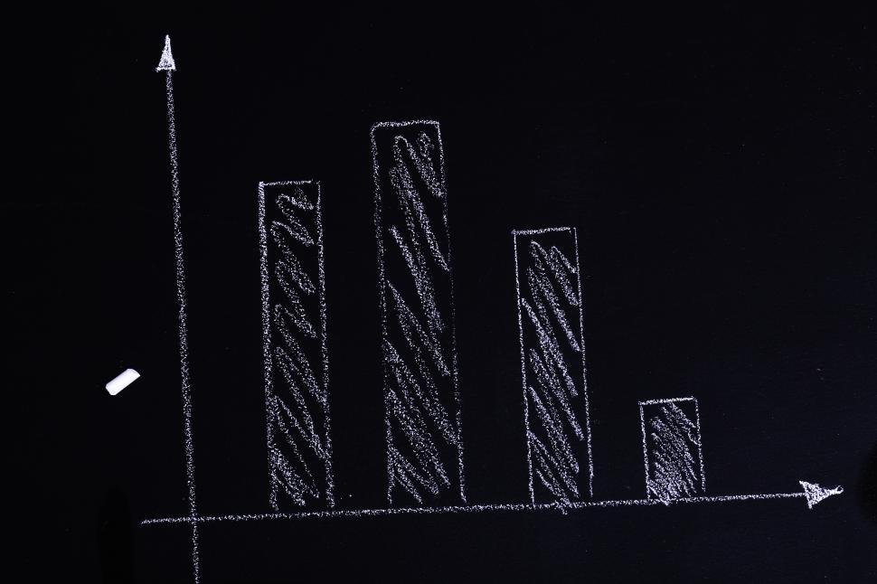 Free Image of Finances Chalk Illustration Graph 