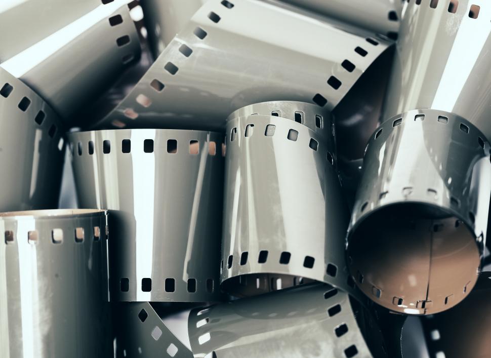 Free Image of Film - 35mm film unrolled 