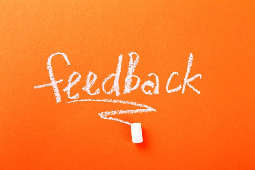 Free Image of Feedback - the word, written in chalk 