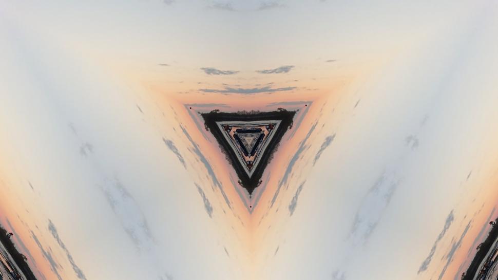 Free Image of Geometric Triangle in the Middle 