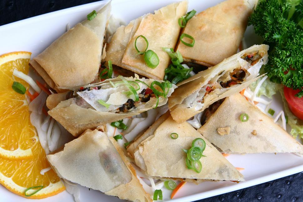 Free Image of savory dough pockets 