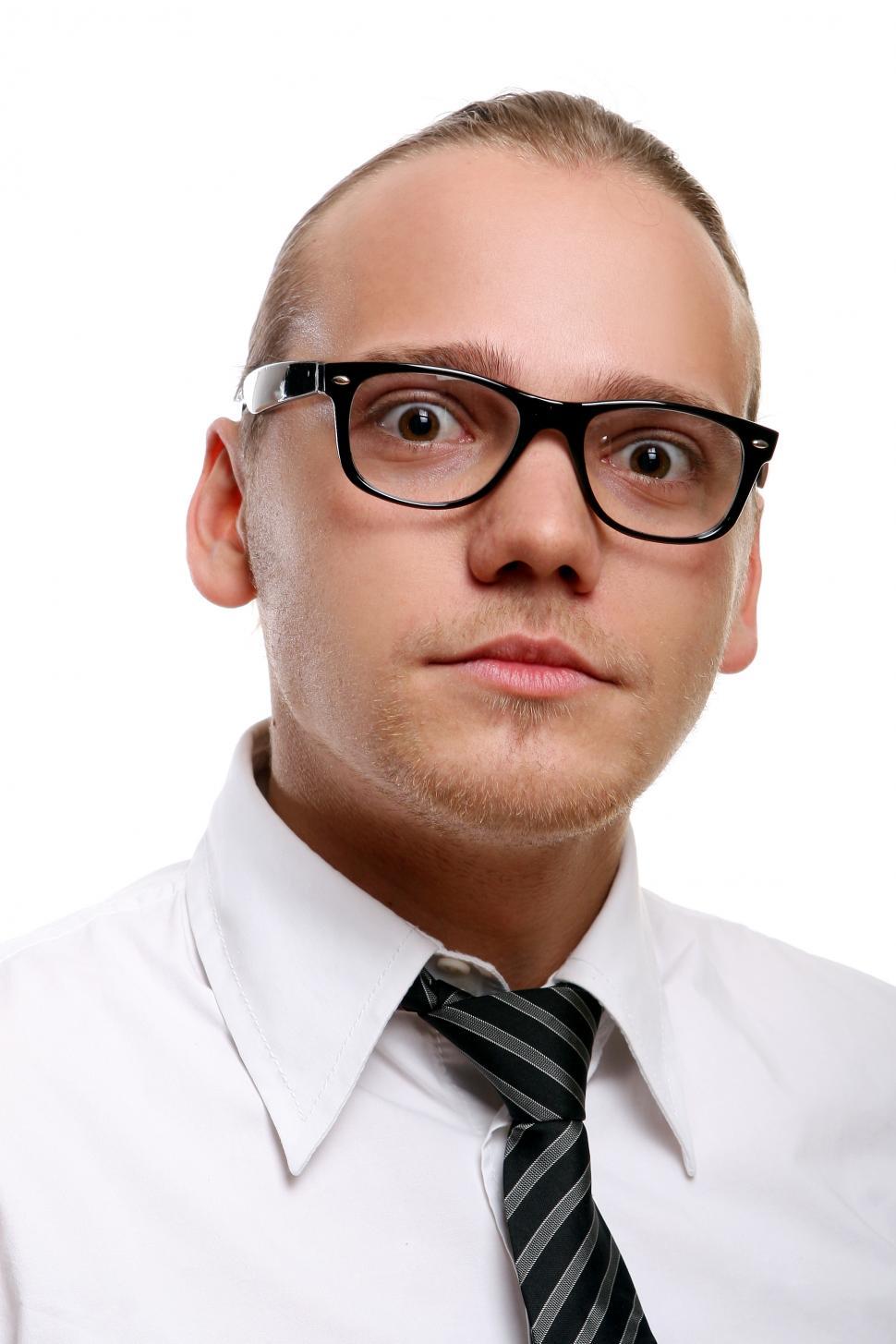 Free Image of a young man looks intense 