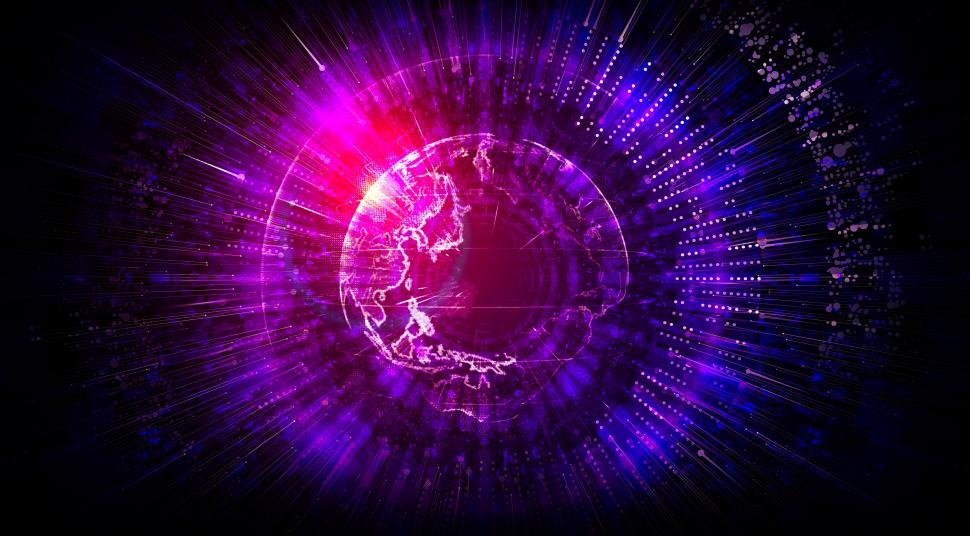 Free Image of Digital Transformation - Connectivity - Abstract Background 