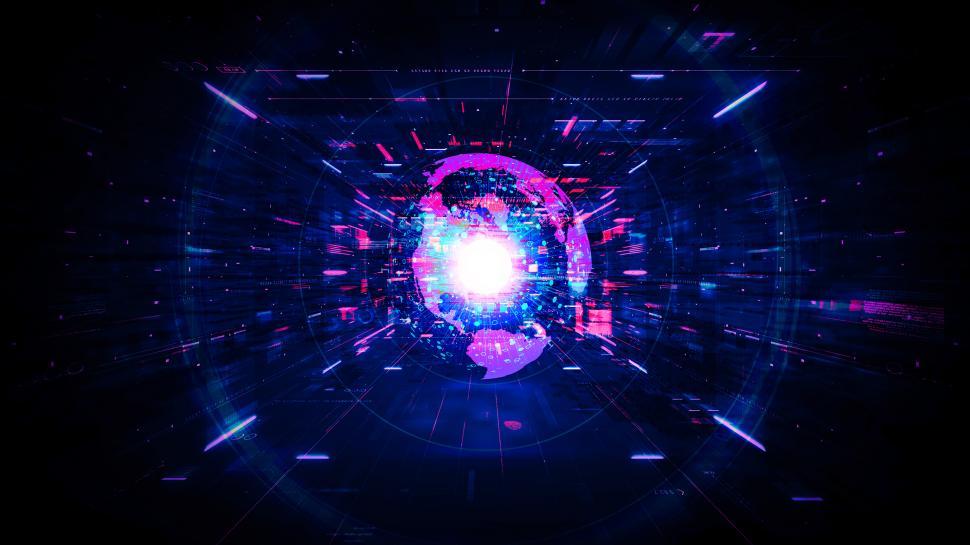 Free Image of Information Technology - Abstract Background 