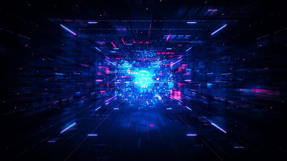 Free Image of Digital Transformation - Connectivity - Abstract Background 