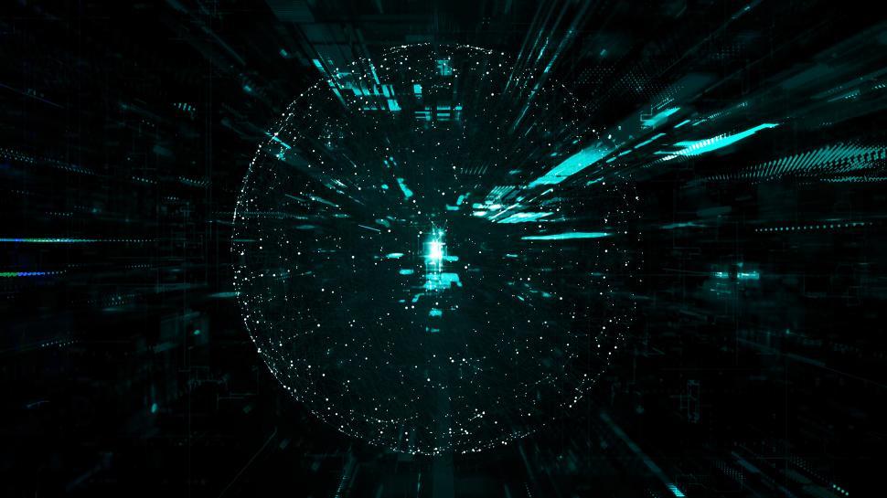 Free Image of Abstract Technology Background - With Copyspace 