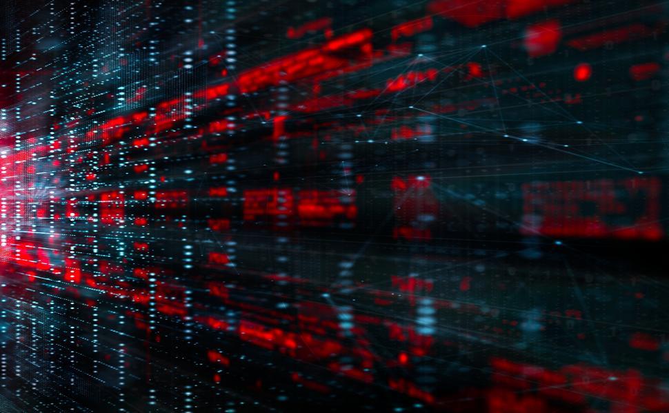Free Image of Technology Background - Abstract Flow Lines 