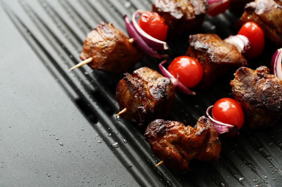 Free Image of Meat skewers 