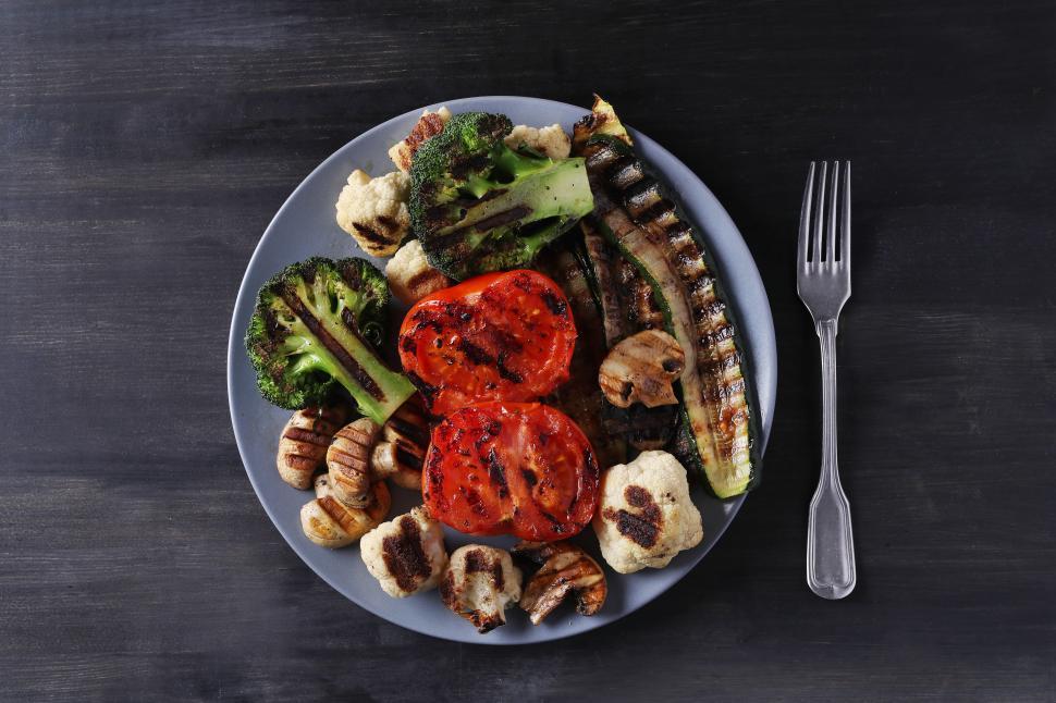 Free Image of Grilled vegetables 
