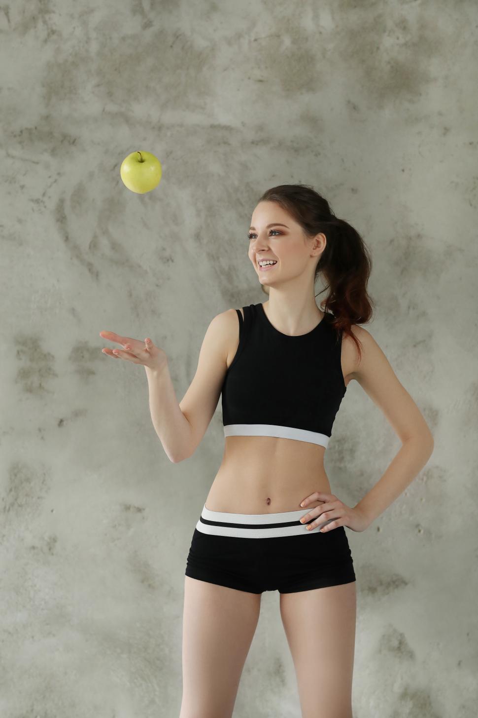 Free Image of Workout and healthy snack 