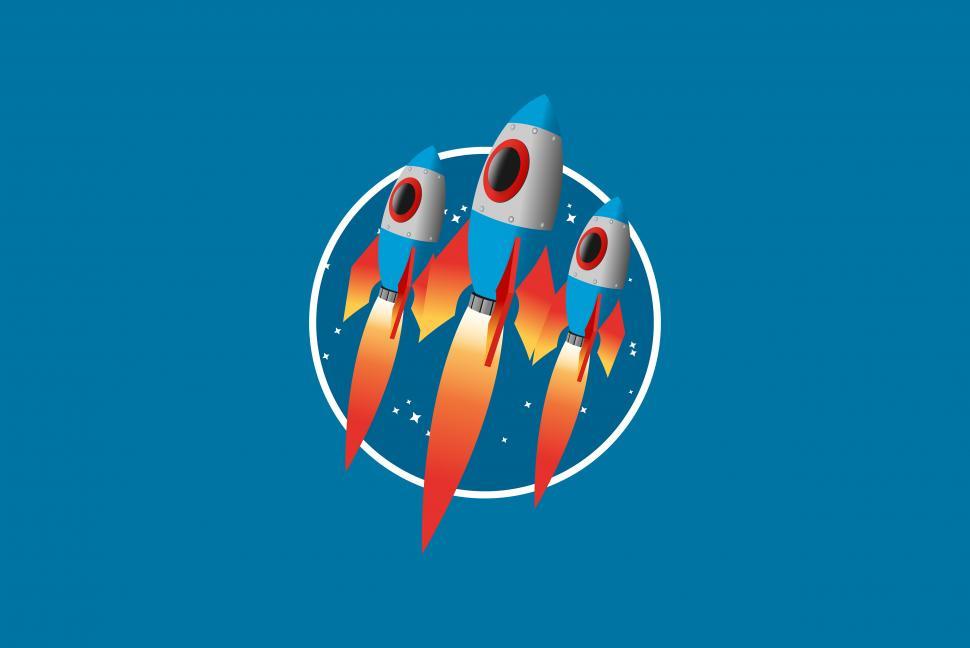 Free Image of Rockets - To The Moon 