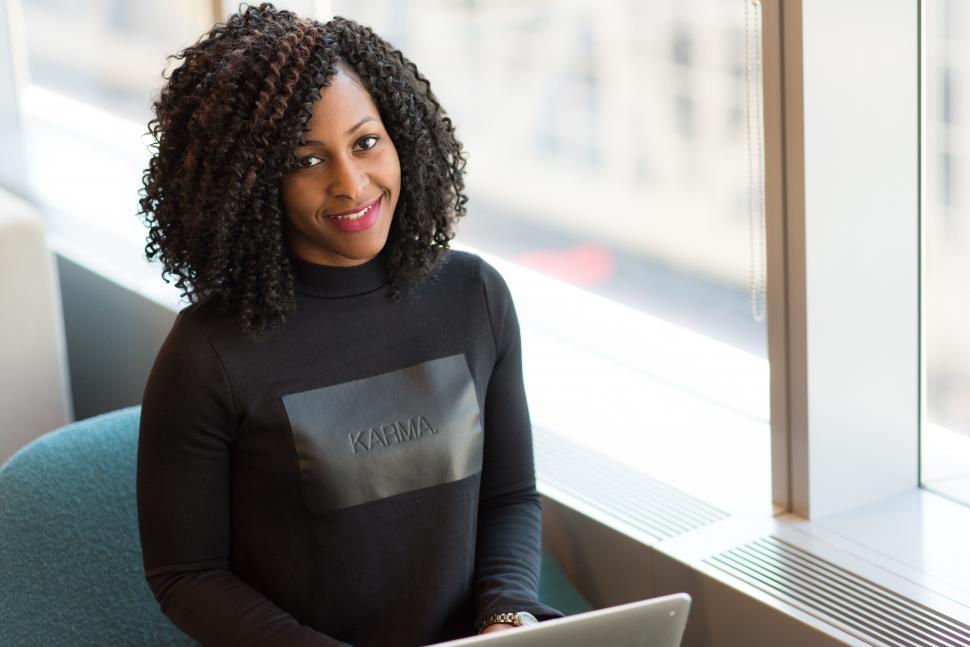 Free Image of Businesswoman in casual clothing - smiling for camera 