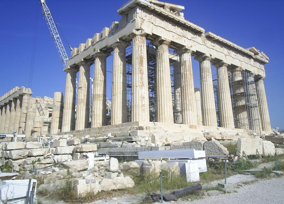 Free Image of Greek Temple Ruins 