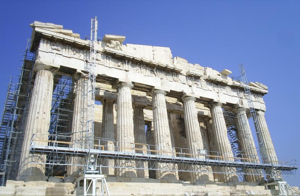 Free Image of Greek Temple Ruins 