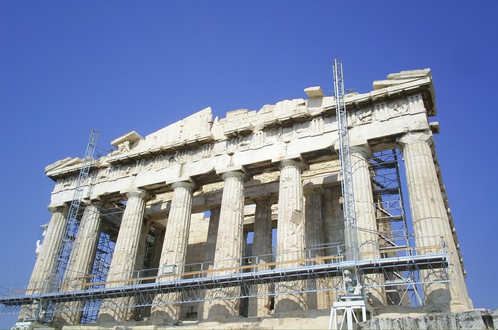 Free Image of Greek Temple Ruins 
