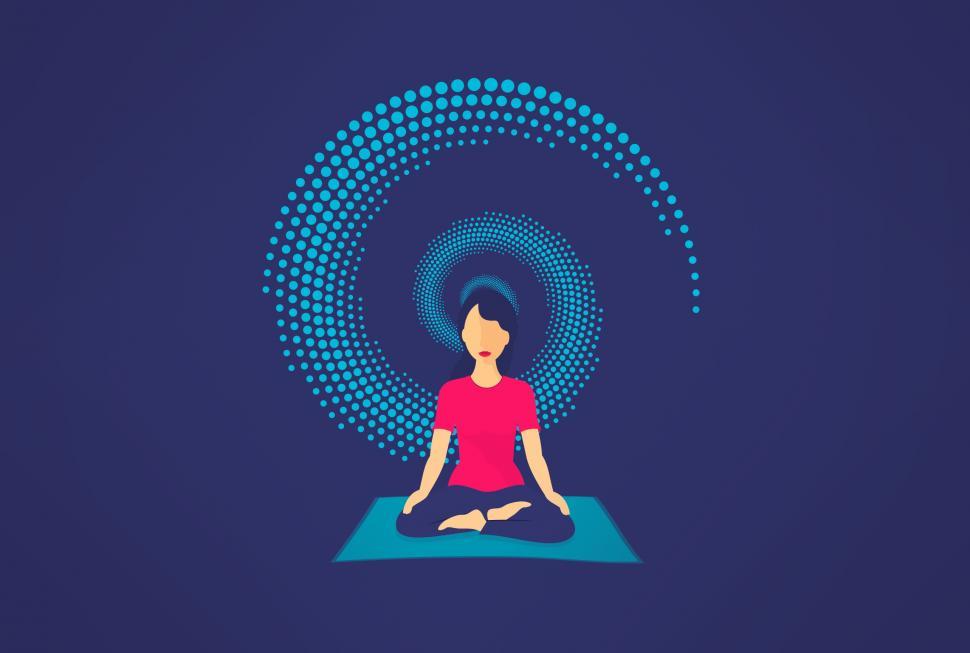 Free Image of Young Woman Meditating - Enlightenment 