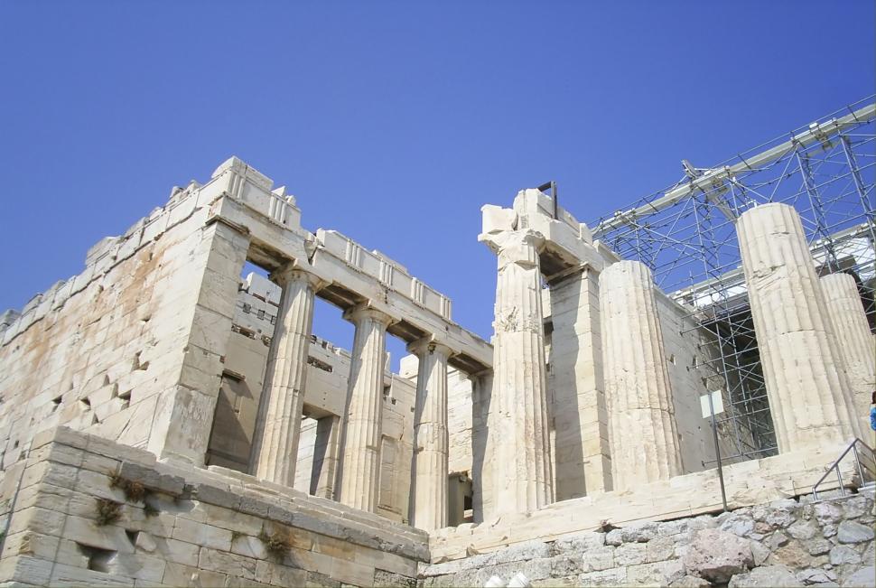 Free Image of Greek Temple Ruins 