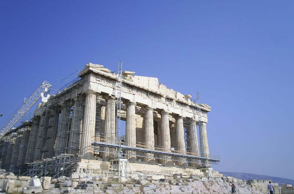 Free Image of Greek Temple Ruins 