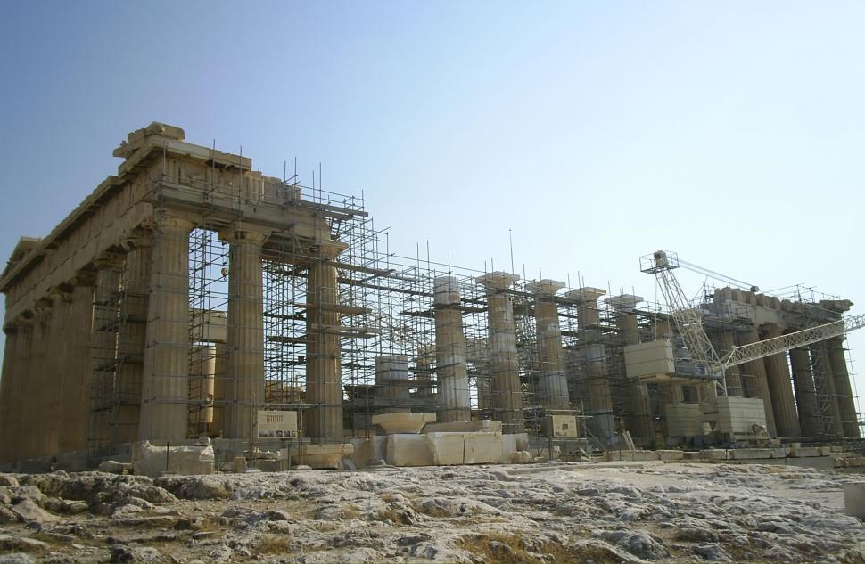 Free Image of Greek Temple Ruins 
